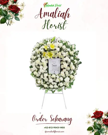 Krans Bunga Duka Tapos