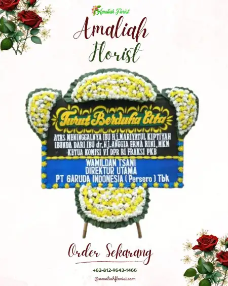 Papan Bunga Duka Tapos